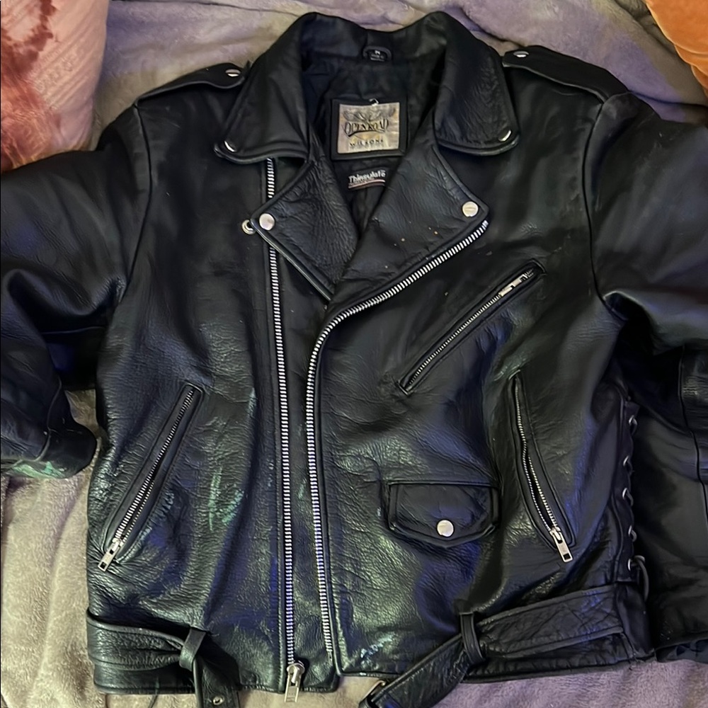 Scott Black Bomber Varsity Jacket with Sleek Design